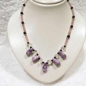 ✨NEW✨ Polished Quartz Chunky Gemstone Necklace